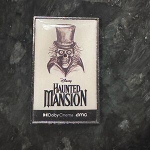 Disney Haunted Mansion Skeleton Pin in Black and Cream